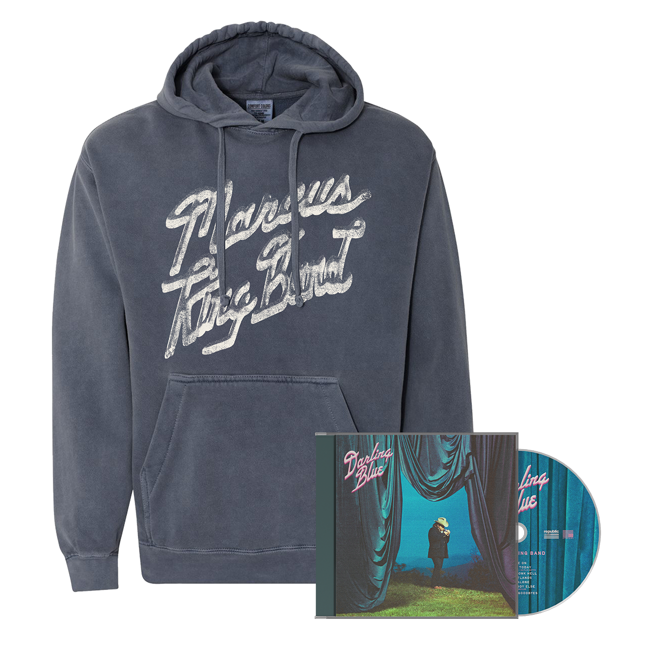(PRE-ORDER) MKB Script Navy Hoodie and CD Fan Pack