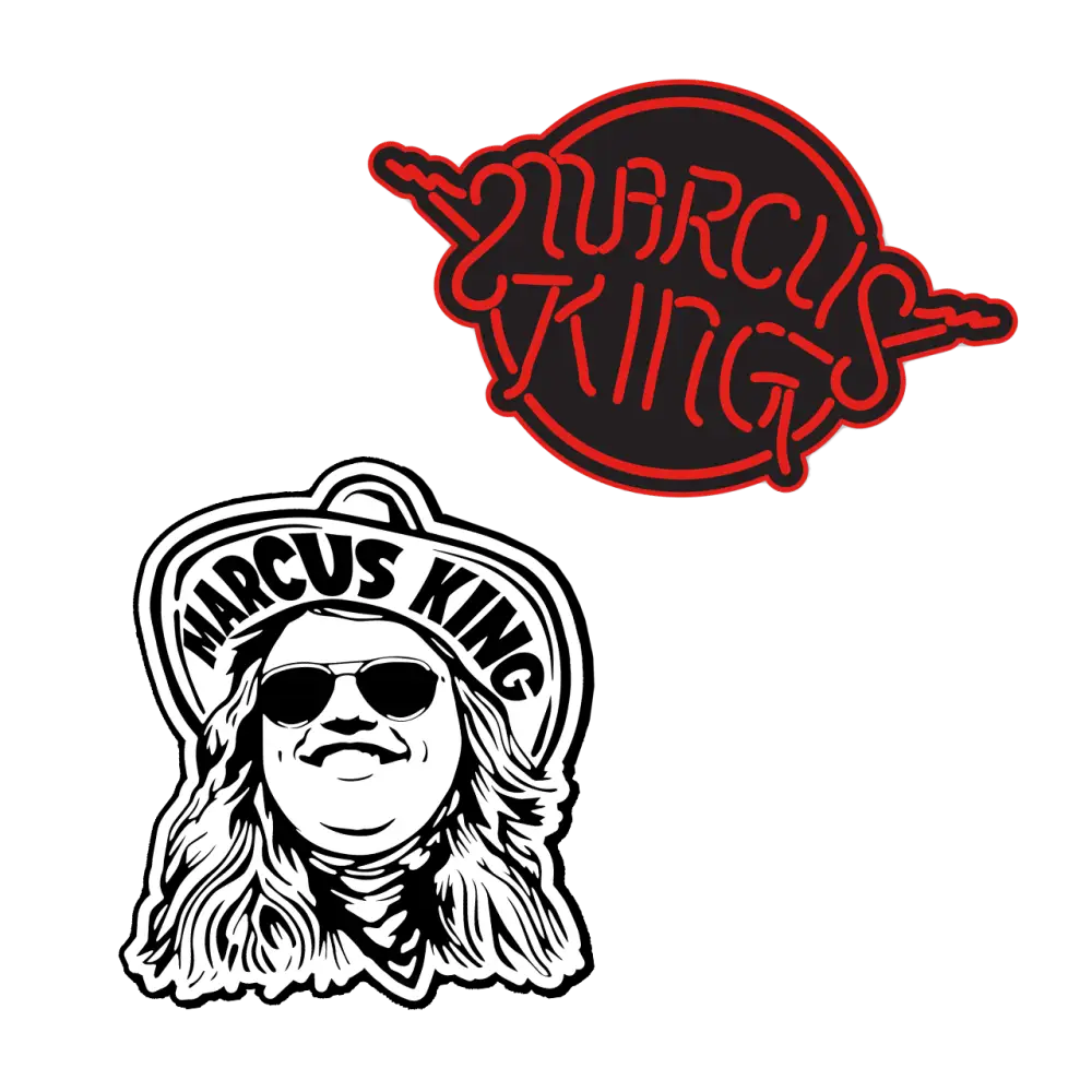 Marcus King stickers.