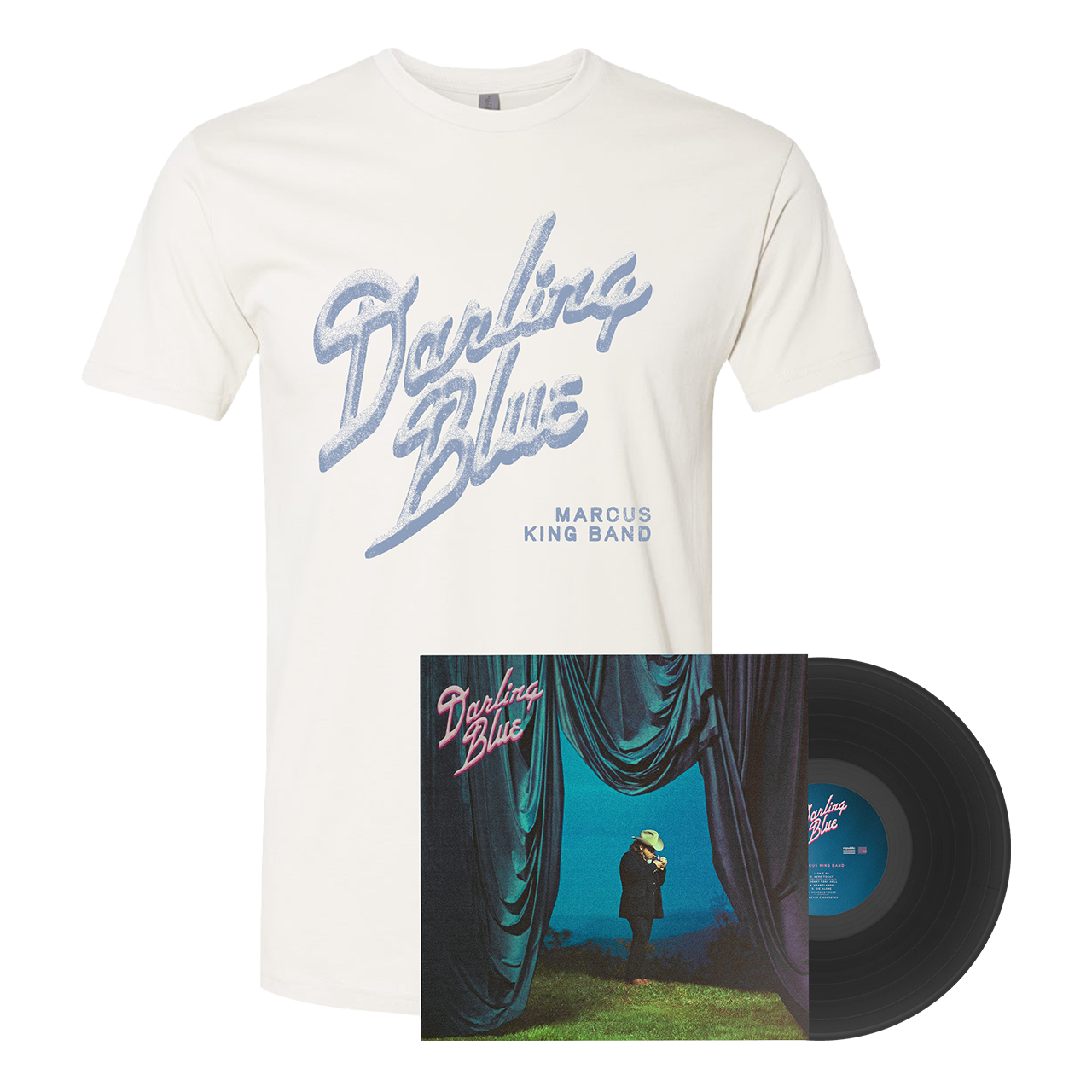 (PRE-ORDER) Darling Blue Tee and Vinyl Fan Pack