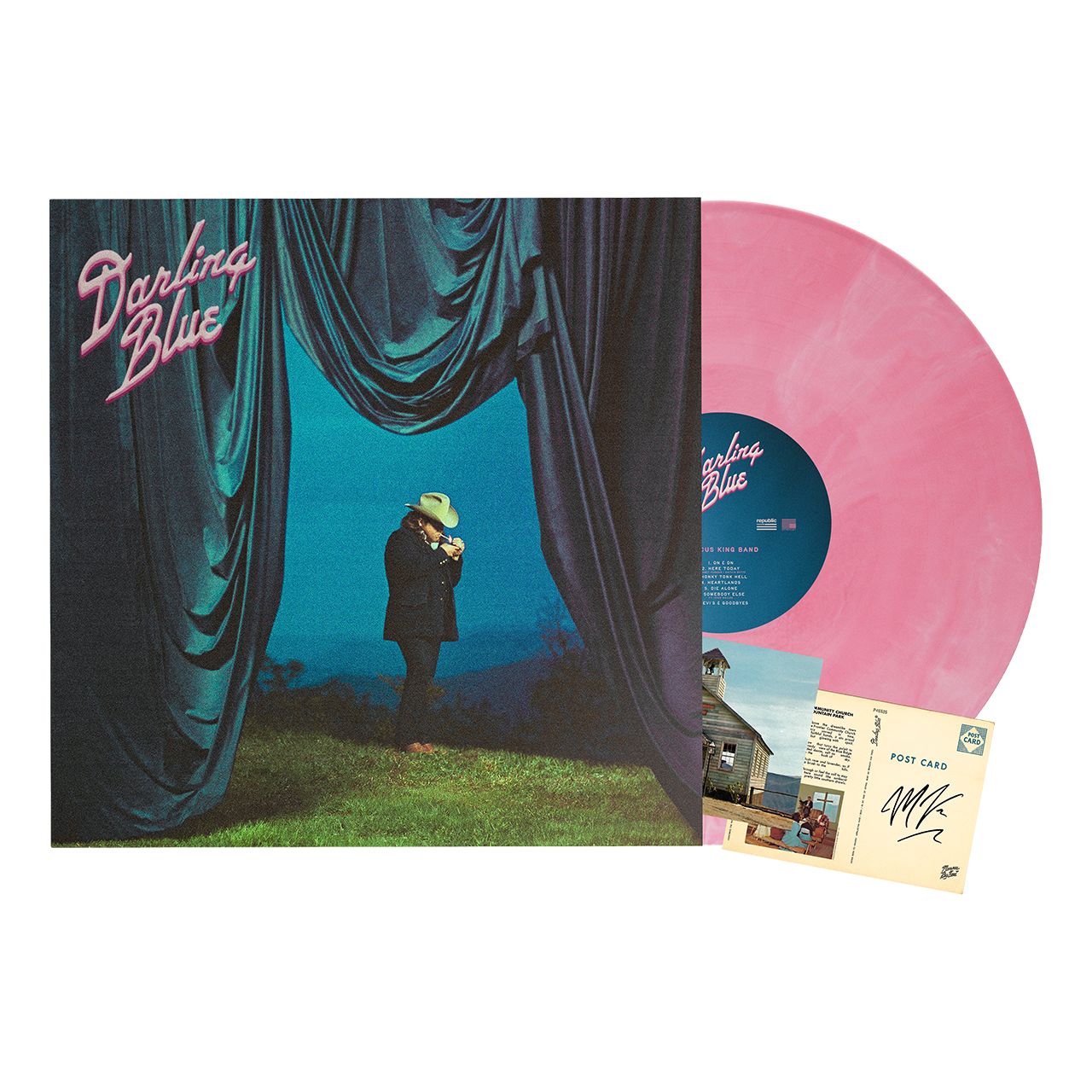 AUTOGRAPHED - Darling Blue Vinyl (Appalachia Pink)