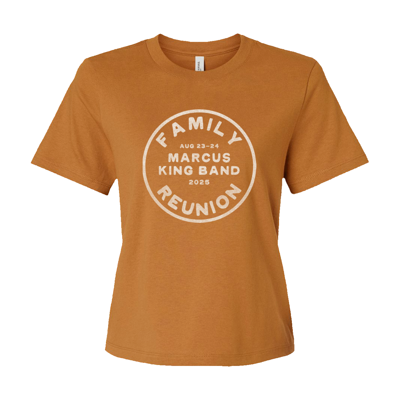 2025 Family Reunion Badge Crop Tee
