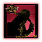 Album cover featuring a silhouetted figure wearing a hat against a reddish background.