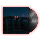 Vinyl record album with a nighttime urban scene on its cover.