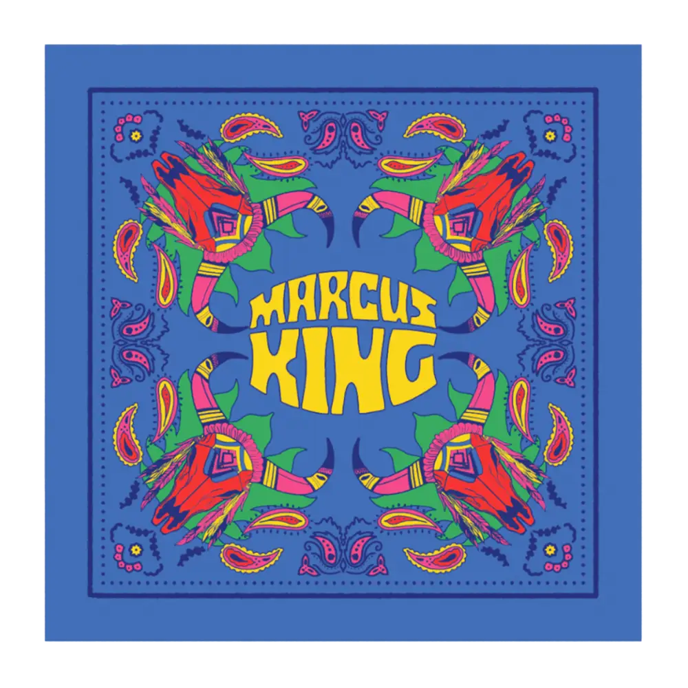 Colorful bandana design.