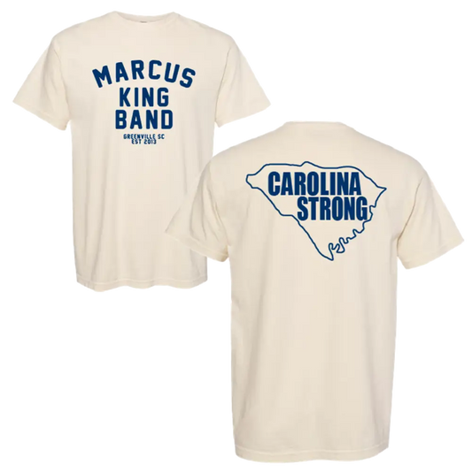 Two cream-colored t-shirts.