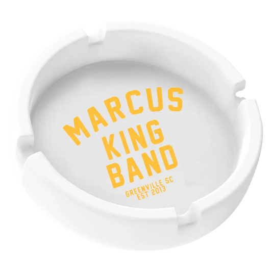 White ashtray.
